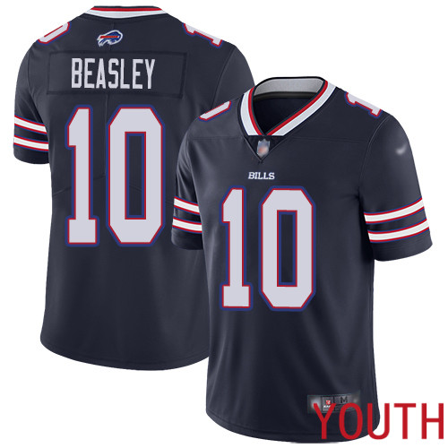 Youth Buffalo Bills 10 Cole Beasley Limited Navy Blue Inverted Legend NFL Jersey